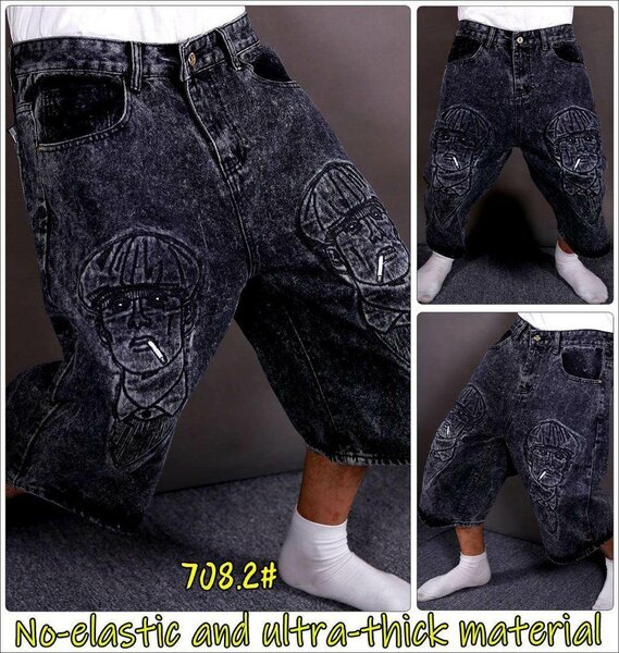 Shorts en denim épais