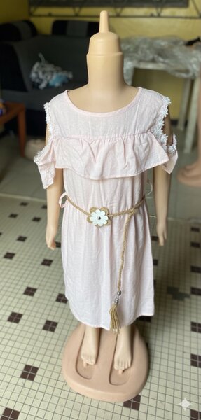 Robe Rose Enfant 3 à 4 ans