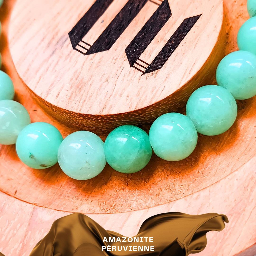 Bracelet Amazonite Péruvienne