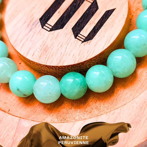 Bracelet Amazonite Péruvienne