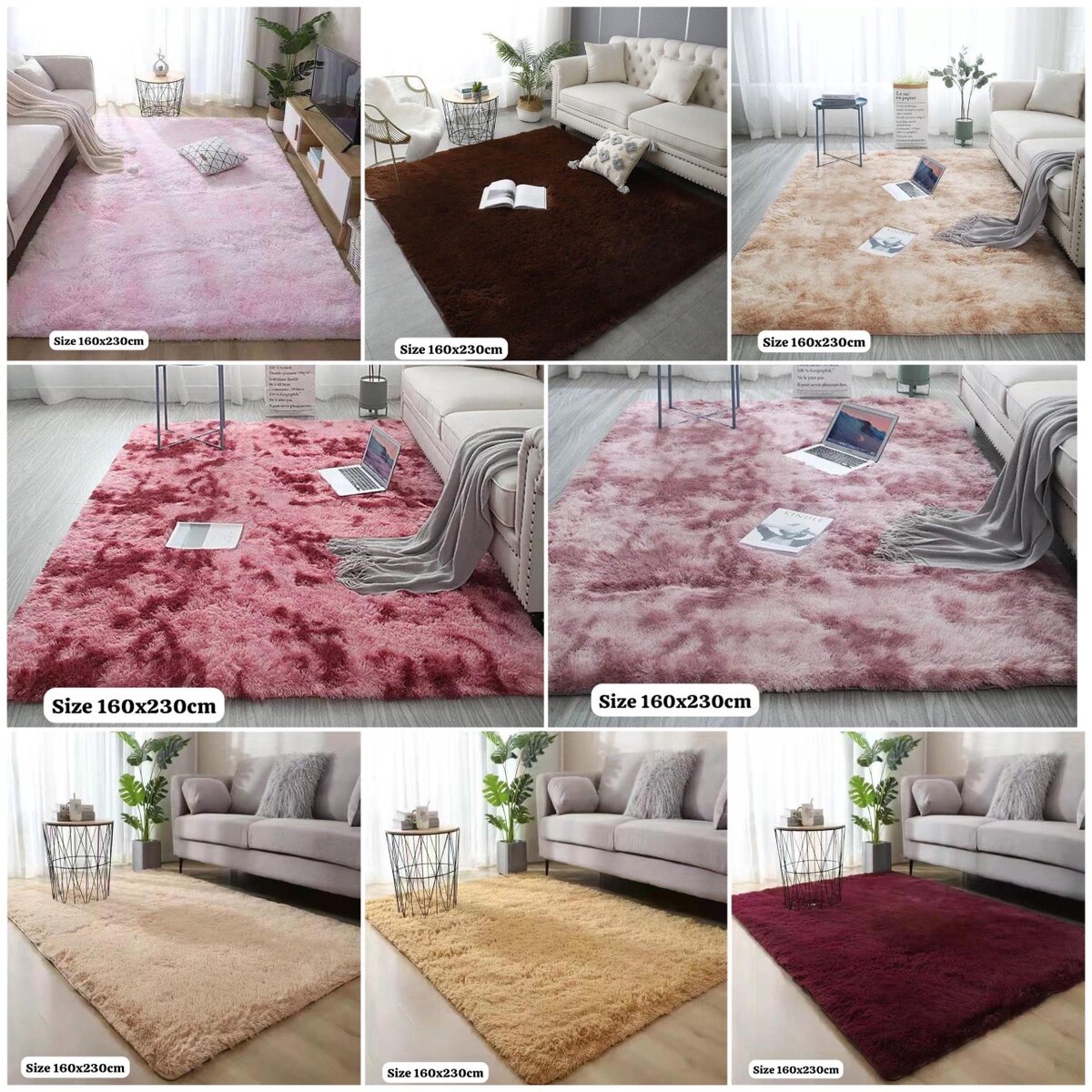 Fluffy carpets