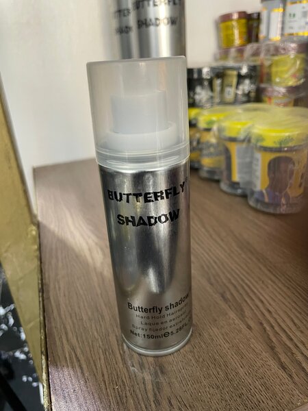 Butterfly Shadow Hair Spray