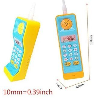 Funny Mobile Phone Toy for Kids with Flashing Lights and Music