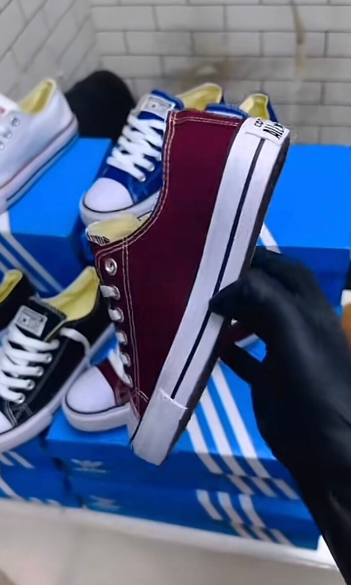 Baskets en toile classiques