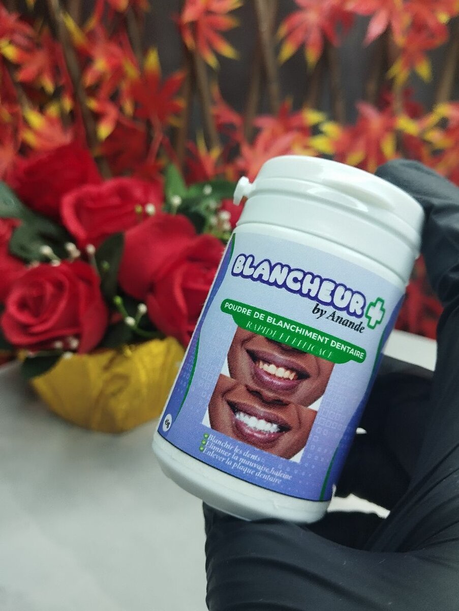 Poudre blanchiment dentaire