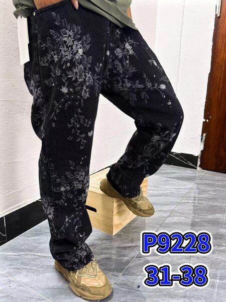 Jean imprimé décontracté