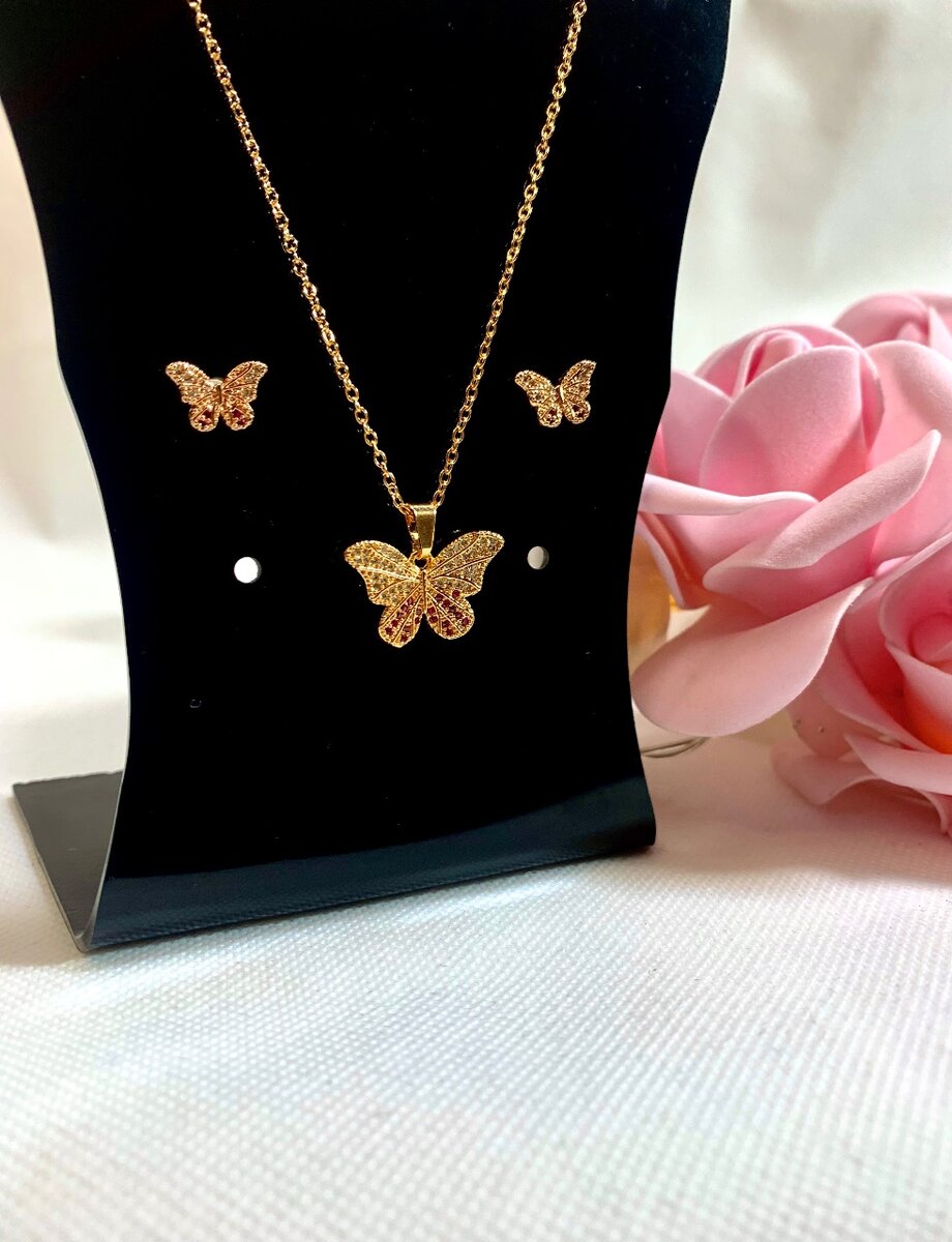 Golden Butterfly Pendant