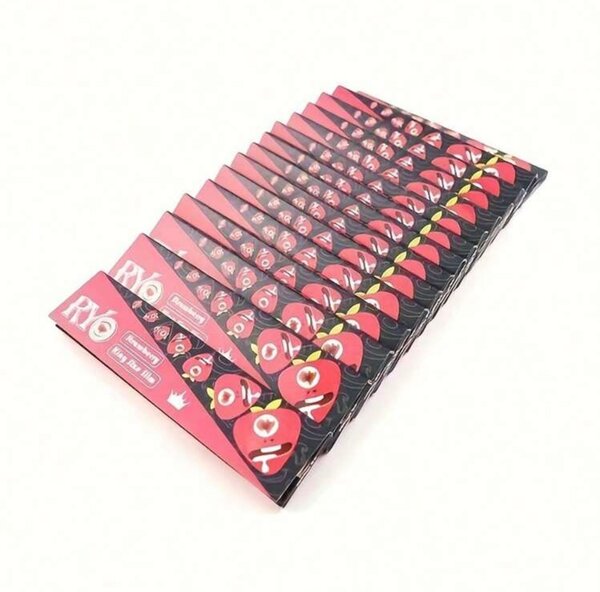 Papier à rouler à la fraise