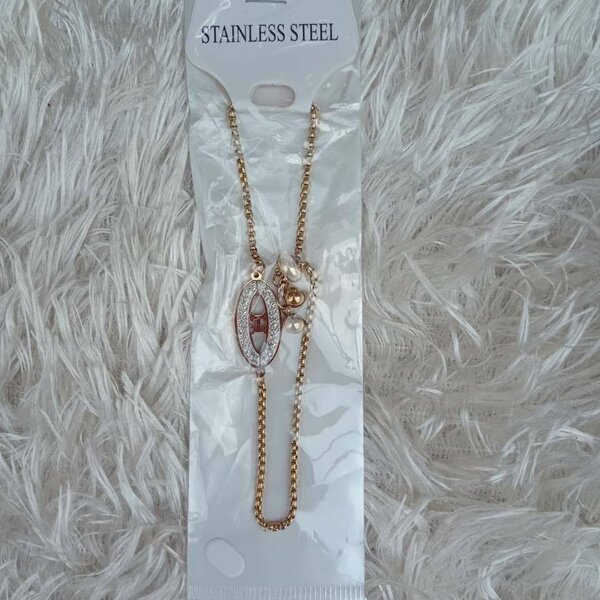 Collier en acier inoxydable pour femme