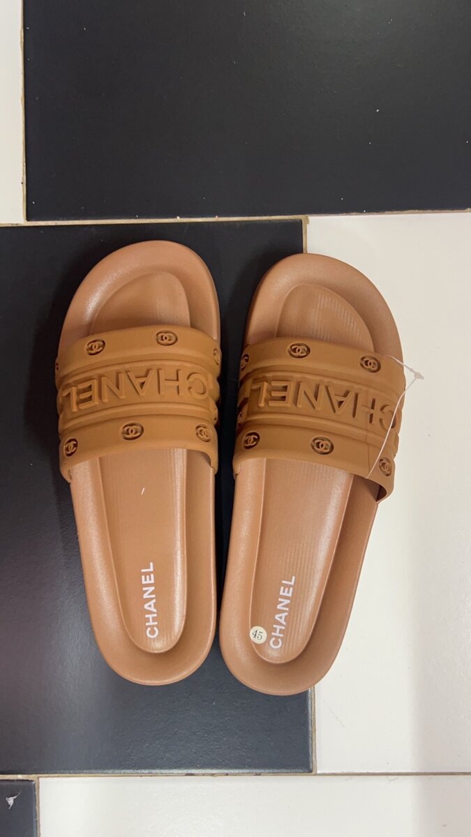 Chanel and Herms slippers