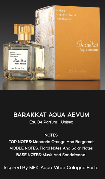 Parfum Unisexe Barakkat Aqua Aevum