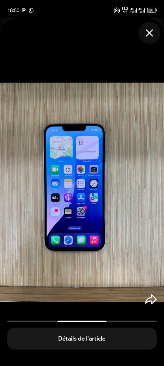 Apple iPhone XR 64GB Blanc