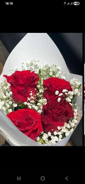 Bouquet de roses rouges