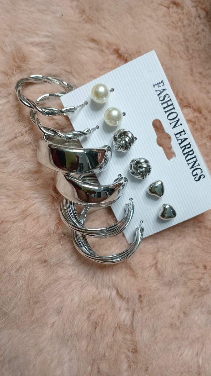 Lot de Boucles d'Oreilles Mode