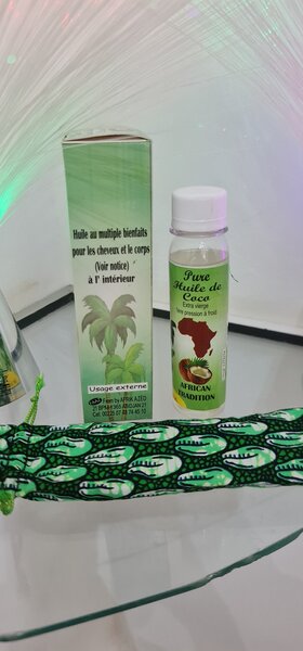 Huile de Coco Pure Africaine