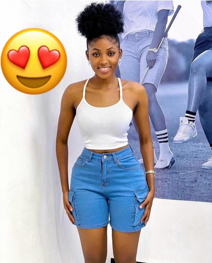 Short en jean cargo femme