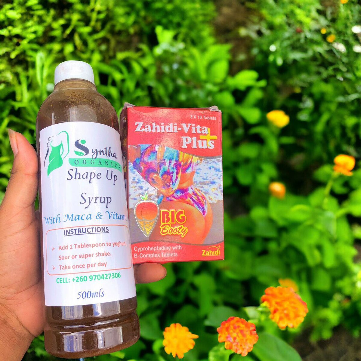 Syntha Zahidi and syrup