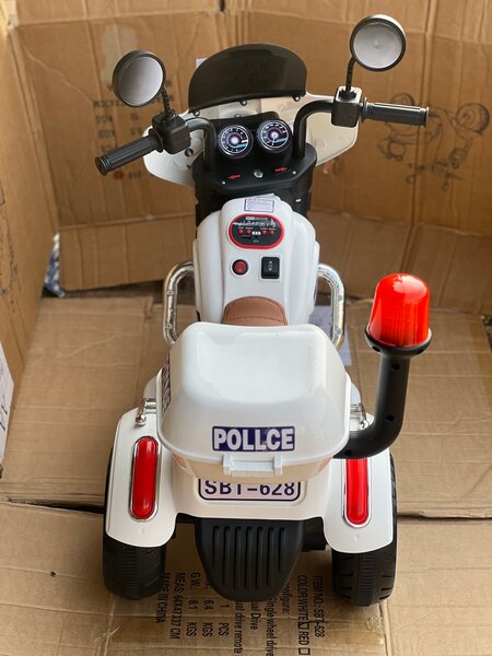 Kids Police Ride-On Motorcycle