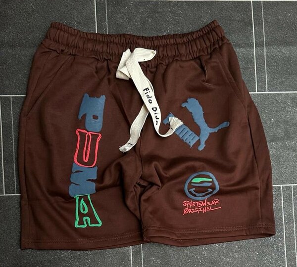 Shorts de sport Puma marron