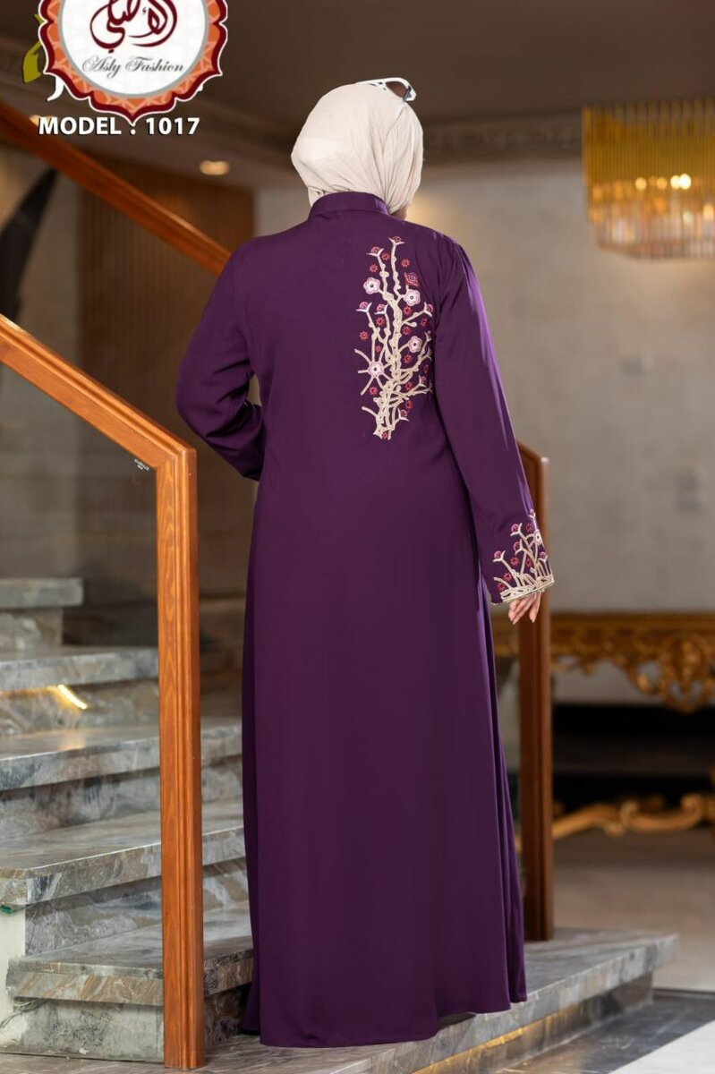 Abaya élégante avec broderie