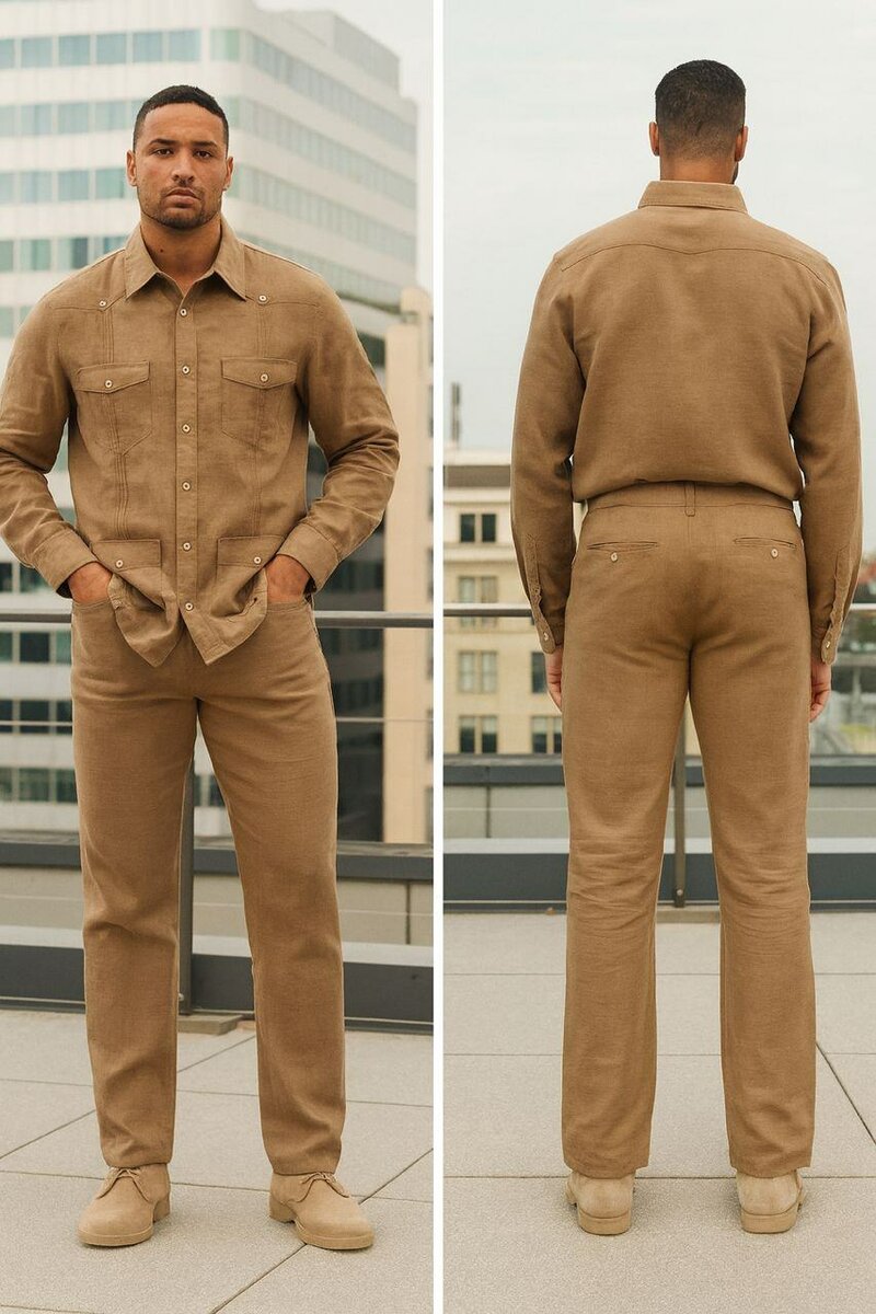 Ensemble homme en lin