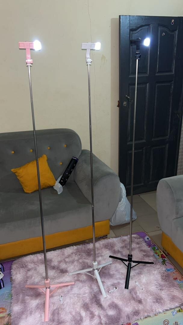 Support portable, 1M70 avec télécommande Bluetooth