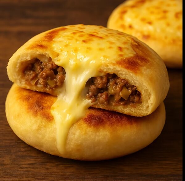 Buns farcies au fromage fondant