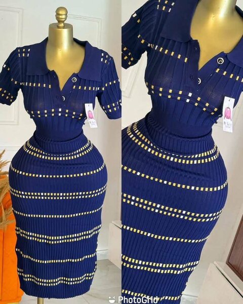 Robe pull ajustée élégante