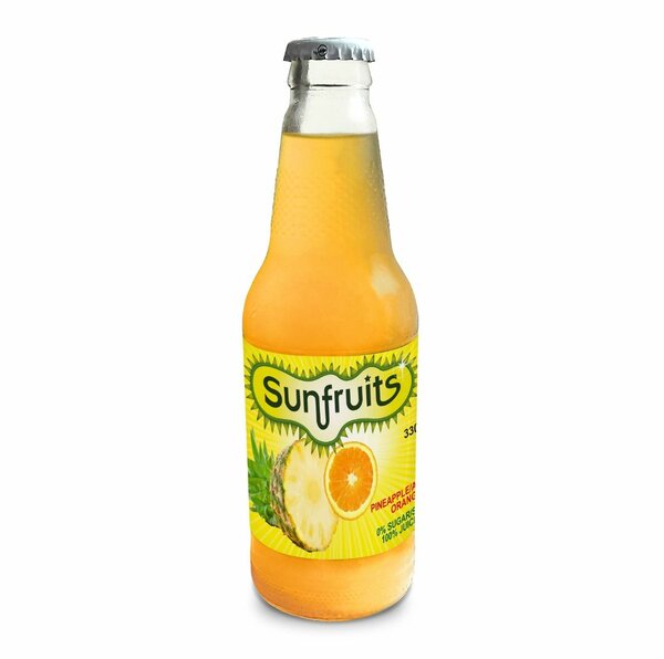 Pineapple orange Juice 330ml Glass bottle