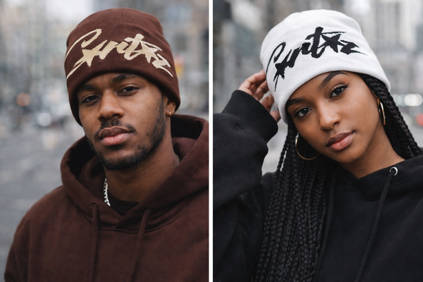 Bonnets stylés en tricot