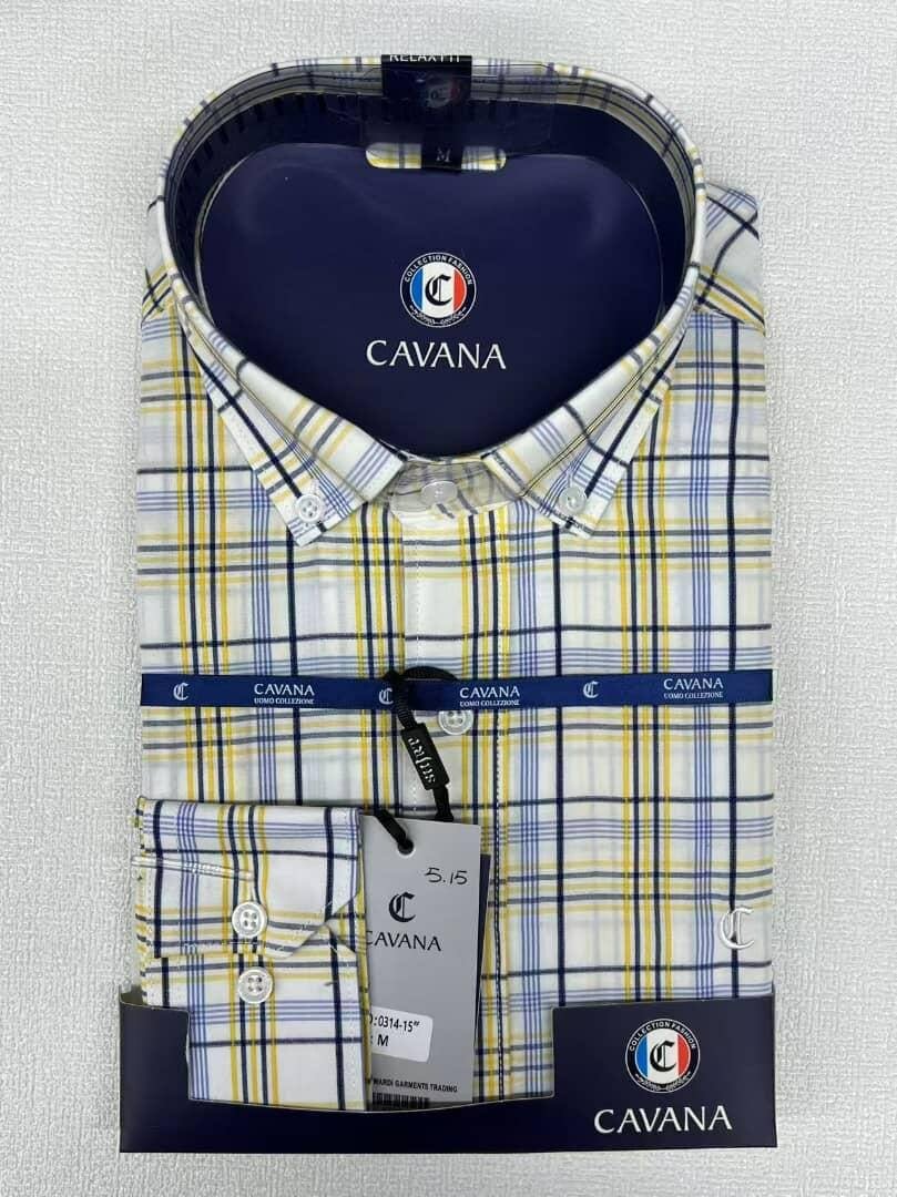 Chemise à carreaux Cavana