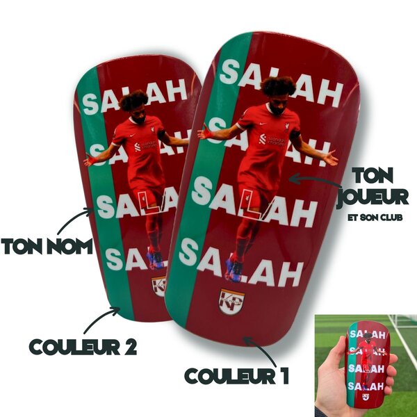 Protège-tibias personnalisés football