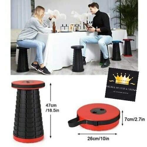 Tabouret réglable rouge