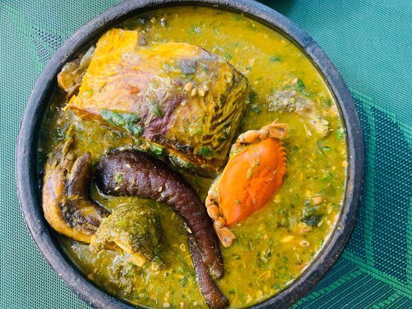 Sauce Kôpê avec placali