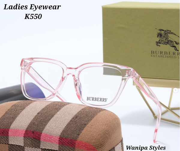 Pink women's glasses Burberry 