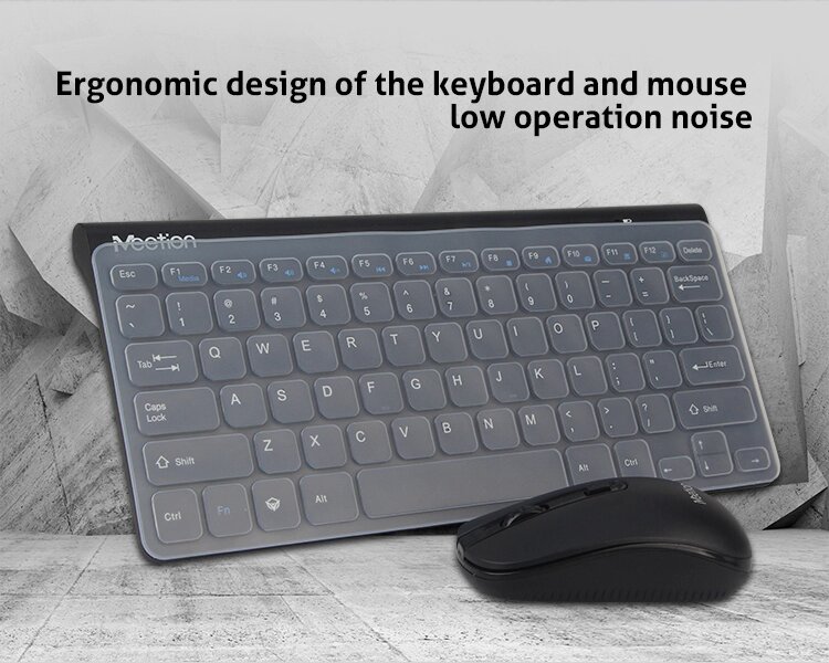 Meetion M4000 mini wireless keyboard and mouse combo