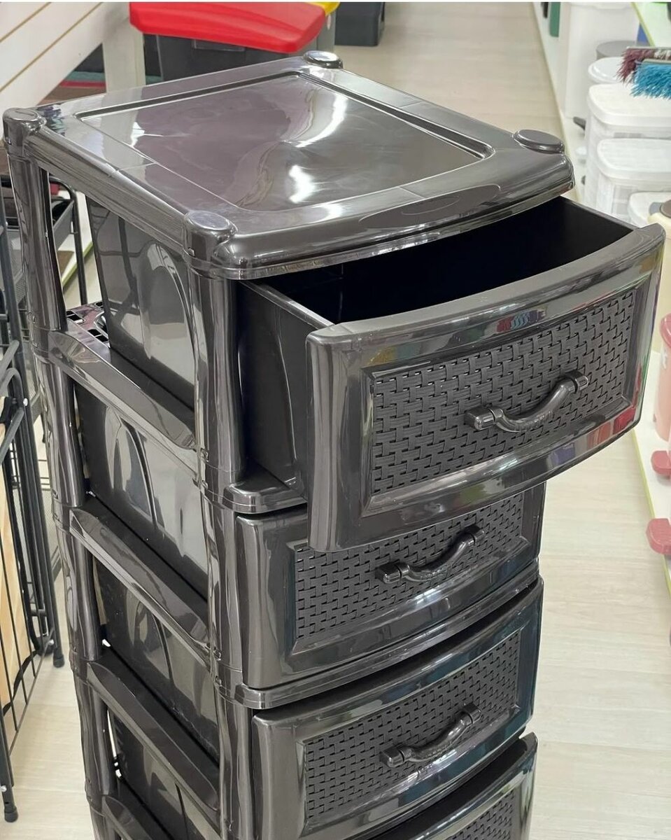 Комод узкие эконом 4- секционный