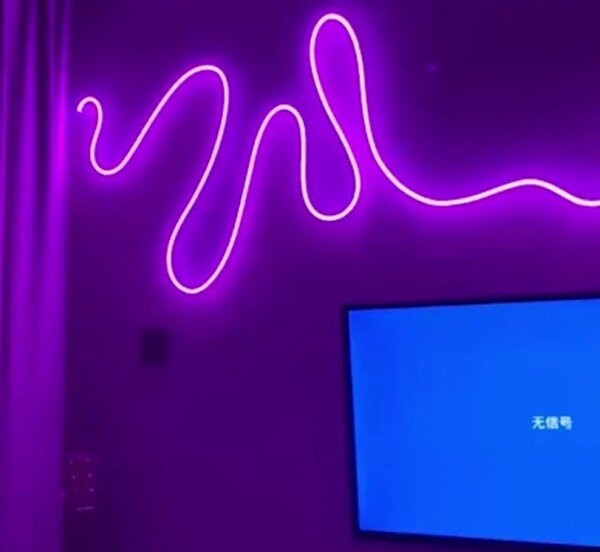 Lumière LED Néon Murale