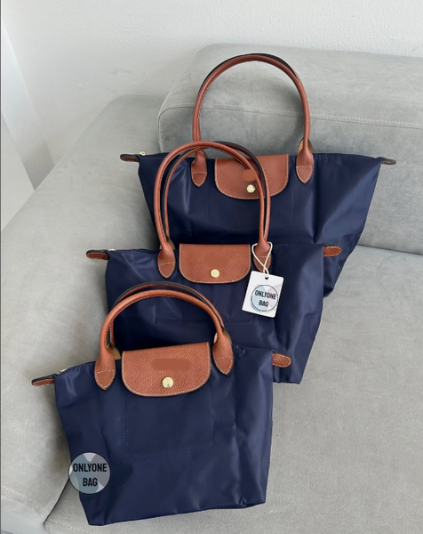 Шопперы Longchamp в синем