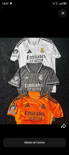 Maillot Real Madrid Adidas