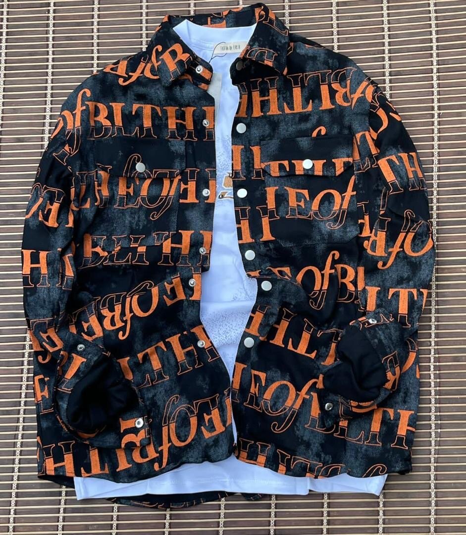 Chemise en jean décontractée