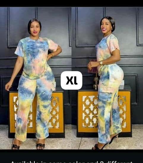 Ladies 2 pieces casual  with cargo pockets