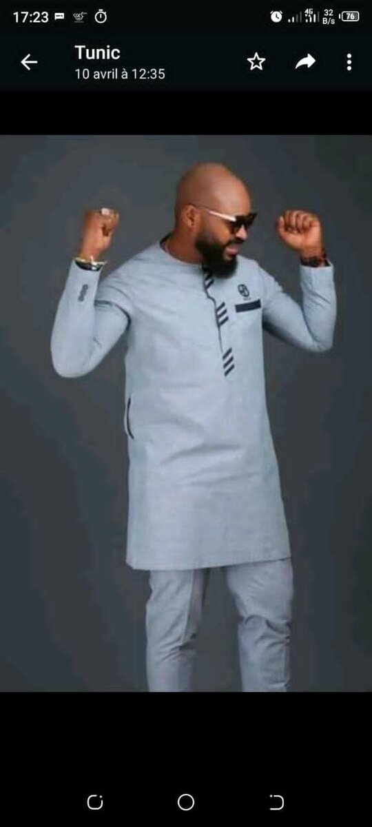 Tunique élégante homme