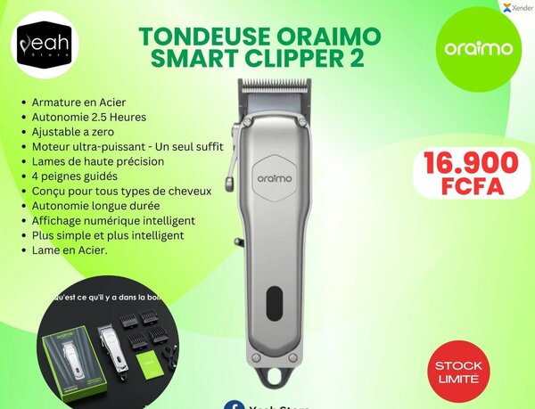 Tondeuse Oraimo Smart Clipper 2