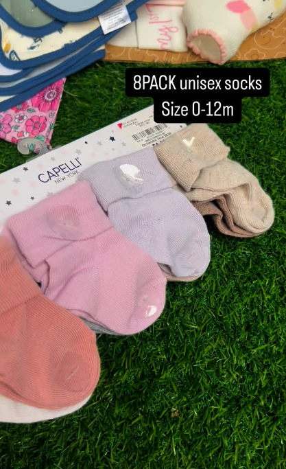 8 pack unisex socks