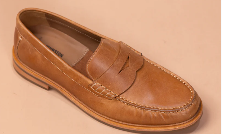 Johnston And Murphy Penny Loafer - Tan Brown