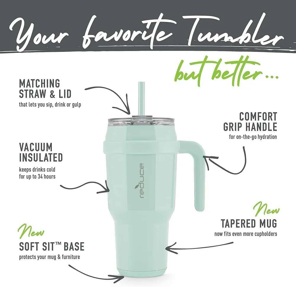 Sea Glass Reduce 40 oz Tumbler