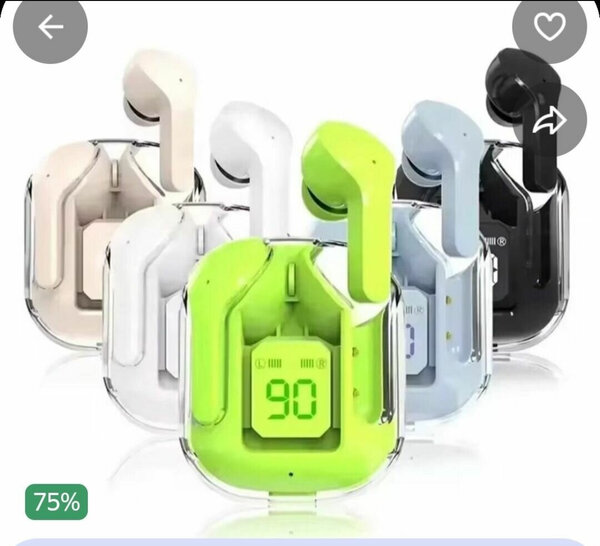 Wireless Earbuds with Display