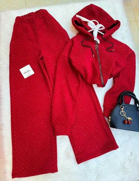 Ensemble survêtement rouge