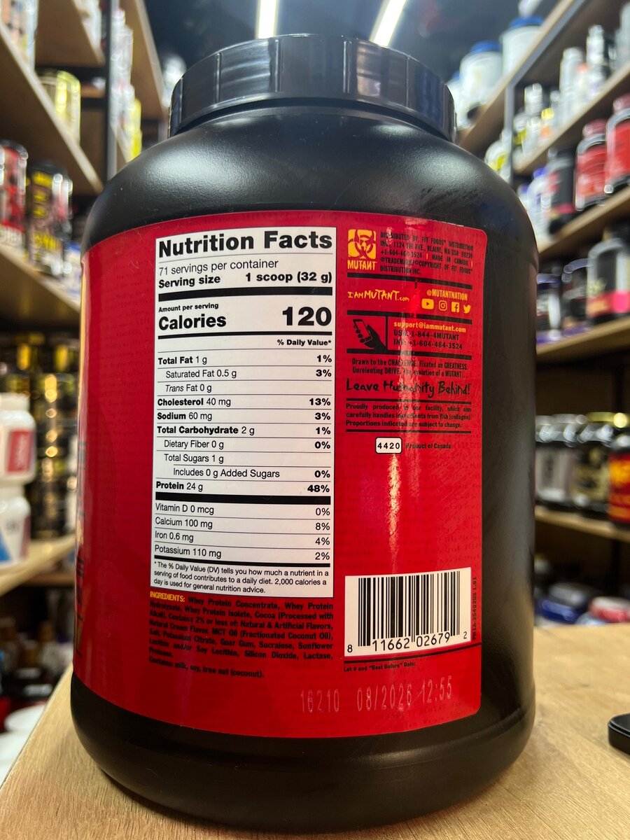 Mutant Whey pro 5lb